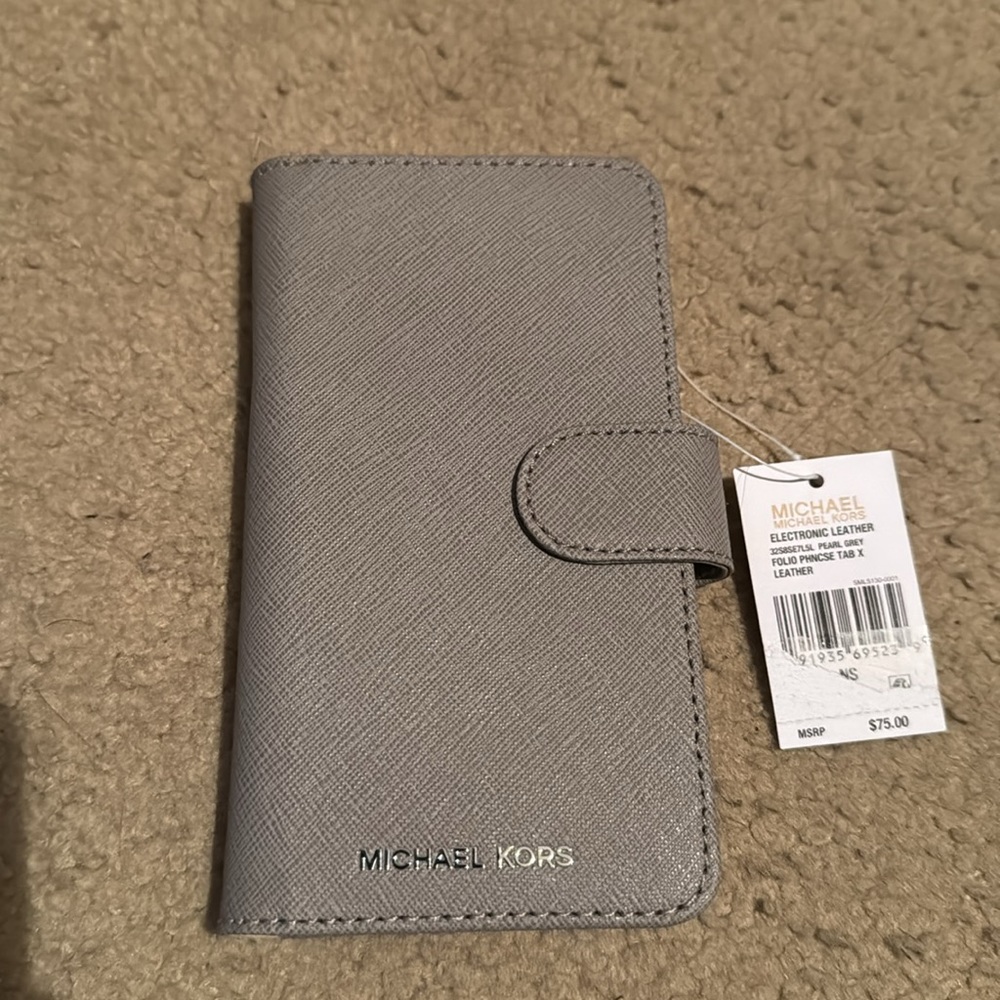 Michael Kors Leather Phonecase